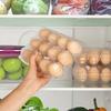 100 Pack of 12-Count Clear Plastic Egg Cartons 3×4 Grid Reusable Stackable Egg Containers for Farm Market Kitchen Storage Egg Holder for Fridge