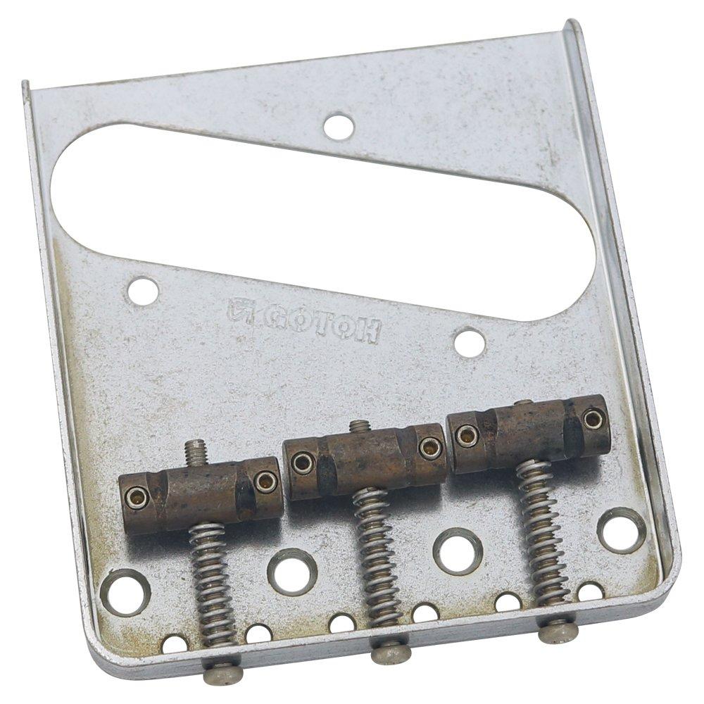 

GOTOH Telecaster Relic In-Tune Bridge, (PBS-TC1AC) BS-TC1RELIC