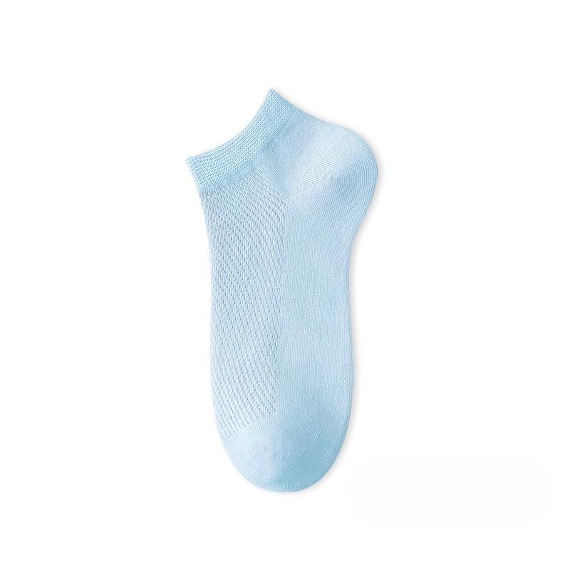 Female Summer Thin Mesh Breathable with Anti Pilling Invisible Socks