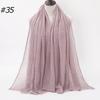 Big Size Crinkle Cotton Hijab Headscarf Women Cotton Muslim Head Wraps Headbands Long Shawls Musulman Scarves Turbans Foulard