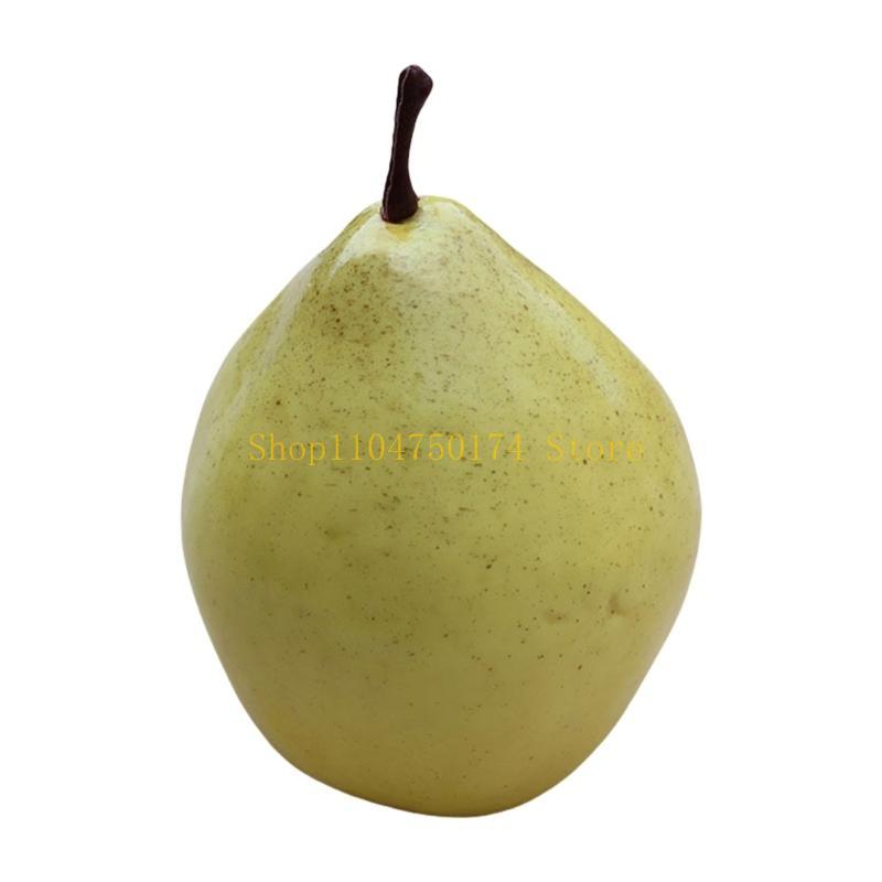 Simulated Pear for Home Decoration Artificial Fruit Accessory Dining Room Centerpieces Creative Supermarket Props top sale