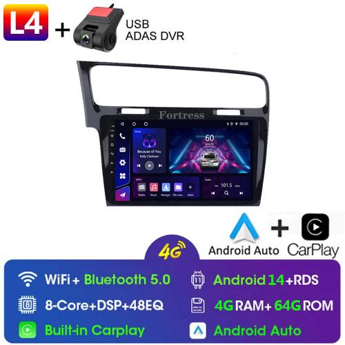 For Volkswagen VW Golf 7 2013 -2017 Android Autoradio Multimedia Video Player 4G DSP Carplay GPS Stereo Car Intelligent System
