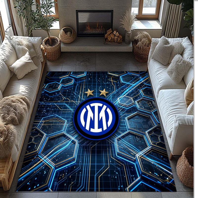 Borussia Dortmund Printed Flannel Area Rug Non Slip Soft Polyester Floor Carpet Indoor Decor Mat for Bedroom Living Room Sofa