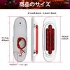 X-STYLE Side Marker, LED 24V, Red, Hi/Lo 16 LED for Trucks, Car Width Light,