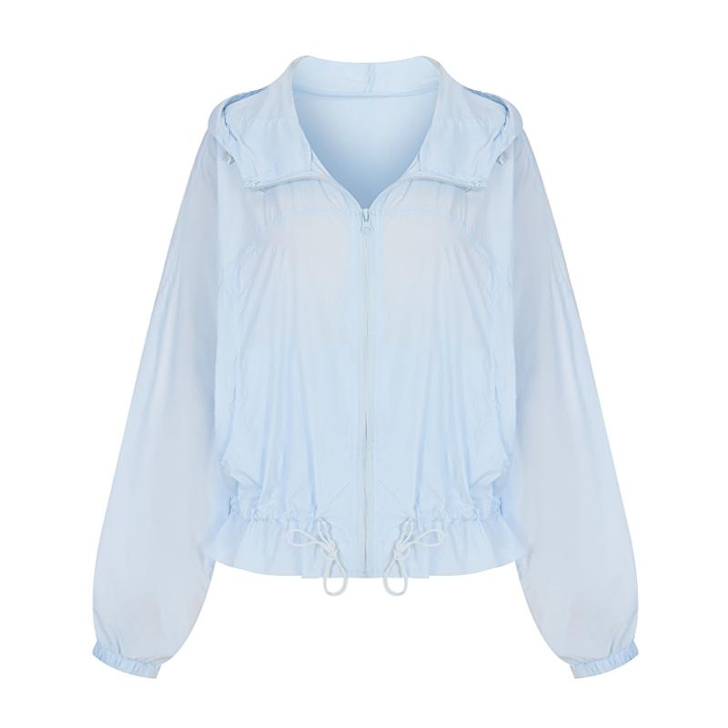 Tview Flare Hooded Zip-Up Jumper_V6B-Cjp004