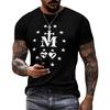 Catholic Virgin Mary Sacred Heart Men's Cotton Crewneck T-Shirts, Casual Shirts
