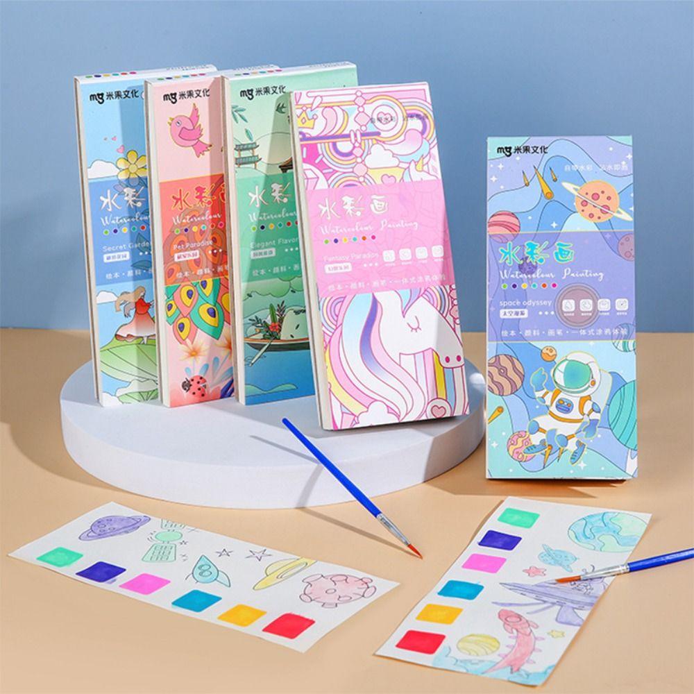 Gouache Picture Book Gouache Graffiti Picture Book Watercolors Coloring
