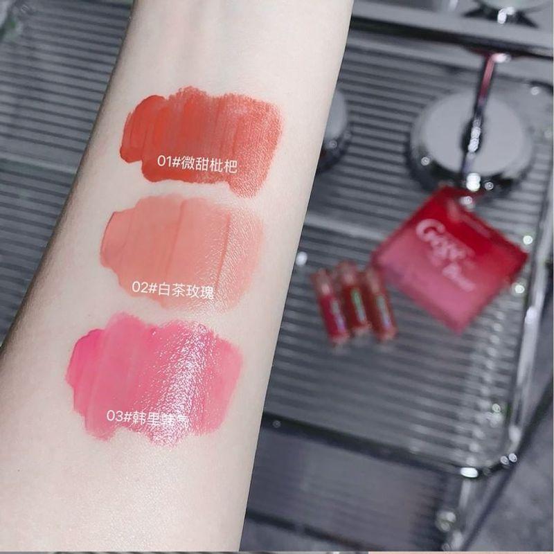 Gege Bear - Set of 3: Dazzling Water Lip Gloss - 2 Types