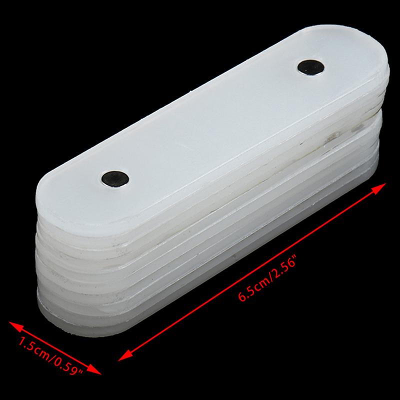 10Pcs Nail Art Tips Sticks Nail Display Acrylic Strips Practice Palette Manicure