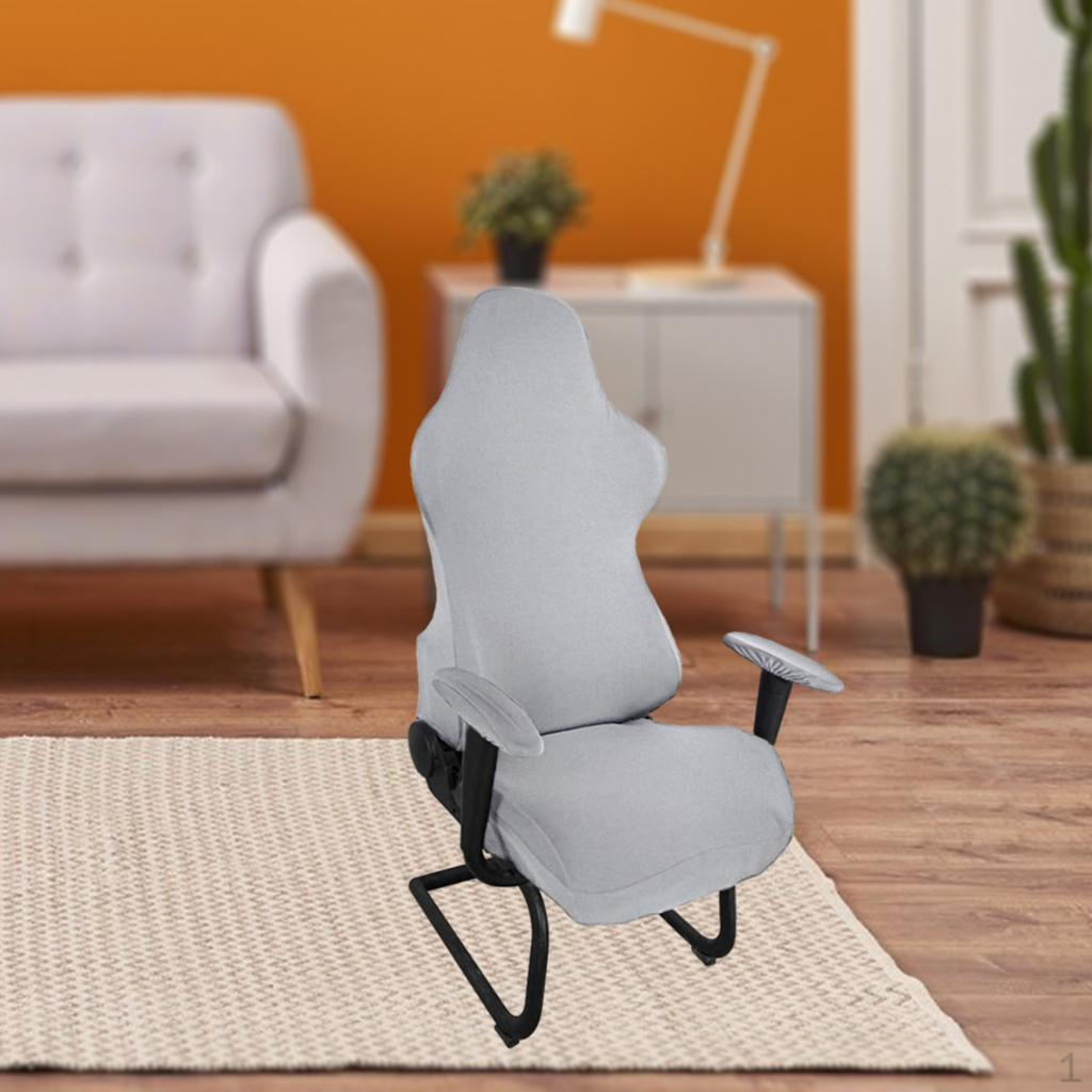 

Универсальный игровой пылезащитный сплошной цвет эргономичный мягкий подлокотник для вращающегося компьютера light gray