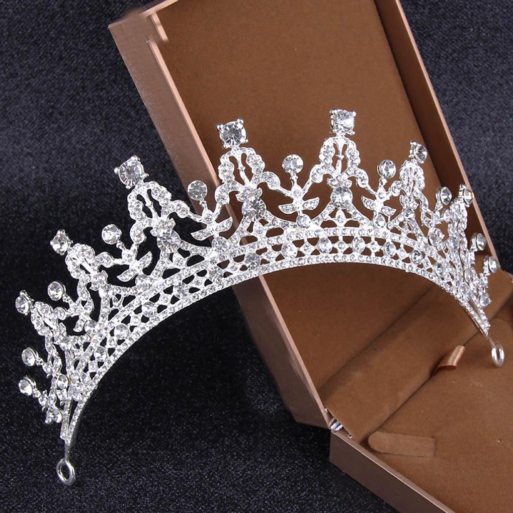 Braut Hochzeit Kopfschmuck Frauen Strass Legierung Stirnband Kopf Dekorativer Schmuck