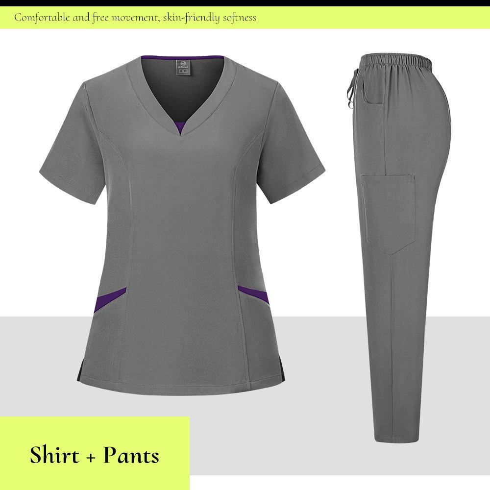 Short Sleeve Scrub Suit - Medical & Nursing Uniform