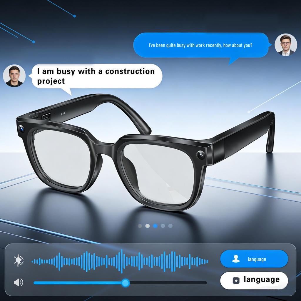 Q11 Smart Glasses: Bluetooth Calling, AI Translation, Outdoor Sports, Music, 8MP Camera