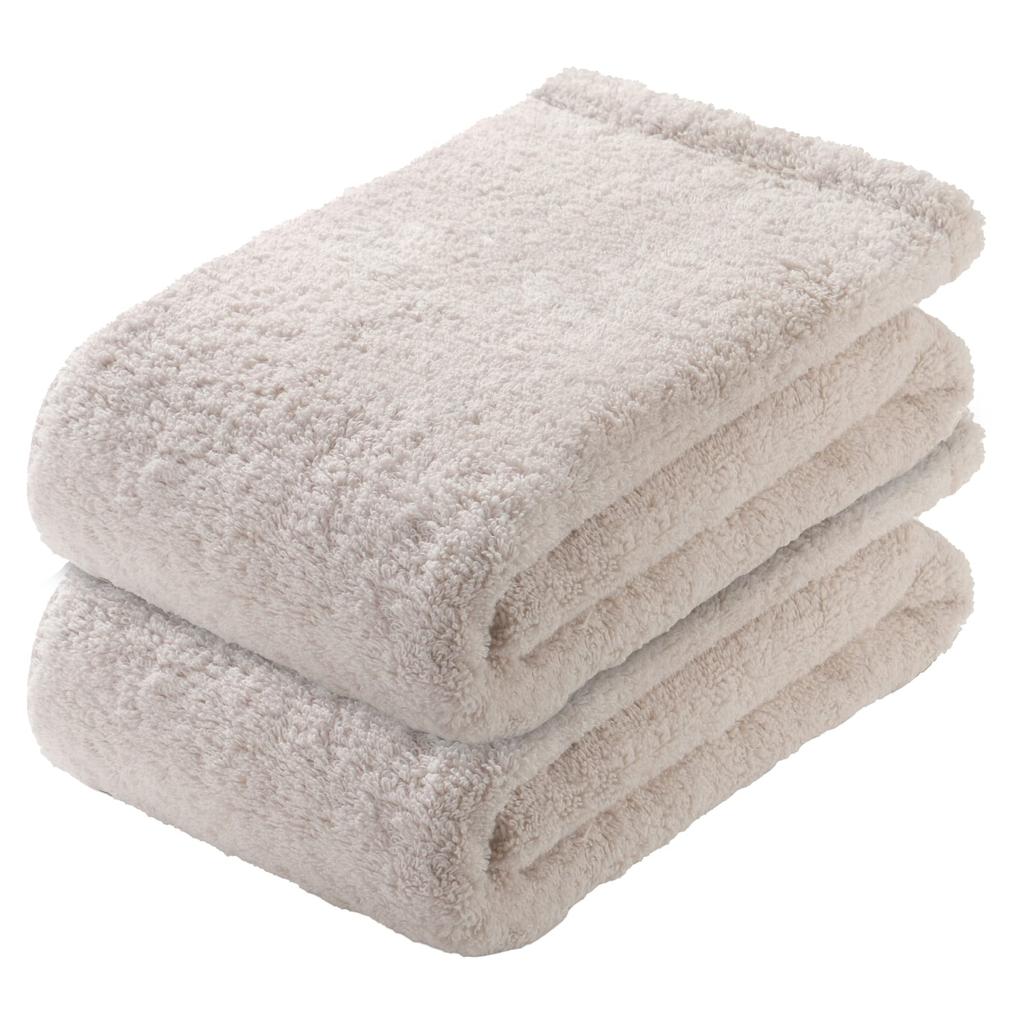Air Kaoru Ecstasy Face Set of Made In Oboro Absorbent and 34 X Asano Twist Towels, 2, Japan, Towel, Thick, Quick-Drying, 100% Cotton, Approx. 85cm,