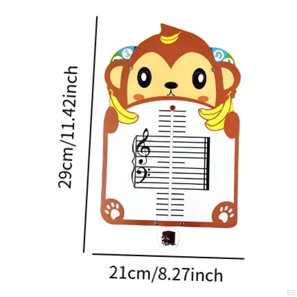 Müzik Öğrenmek için Müzik Notasyon Tahtası, Taşınabilir Beş Çizgili Nota Aracı Öğrenciler