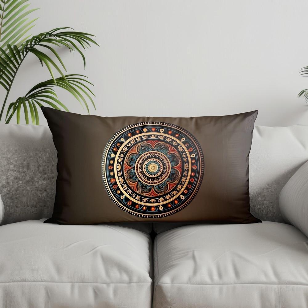 Decorazioni per la Casa Federe per Cuscini con Fantasia Mandala Esotico Adatte per Divano Camera da Letto Auto Copricuscino Cuscino Rettangolare Cuscino Schienale