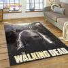Tappeto 3D The Walking Dead Lincoln TWD TV per Soggiorno Camera da Letto Decorazione Casa, Tappetino da Pavimento Antiscivolo Decorazione per Divano Zerbino