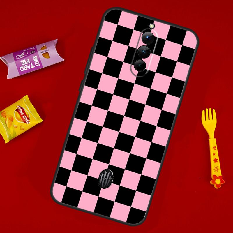 Checkerboard Checkered Board Case For ZTE Nubia Red Magic 10S 10 11 Pro Plus 10 Air 6S 7S 6 7 5G 8 8S 9 9S Pro Plus Cover
