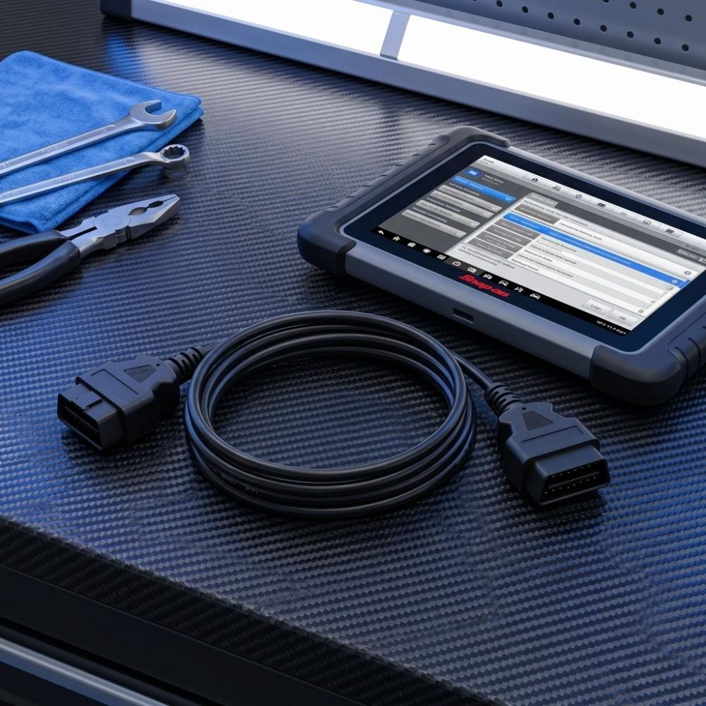 16 Pin OBD2 Extension Cable 5ft/1.5m OBD2 Scan Tool Cable Diagnostic Adapter Auto Electronic Mod