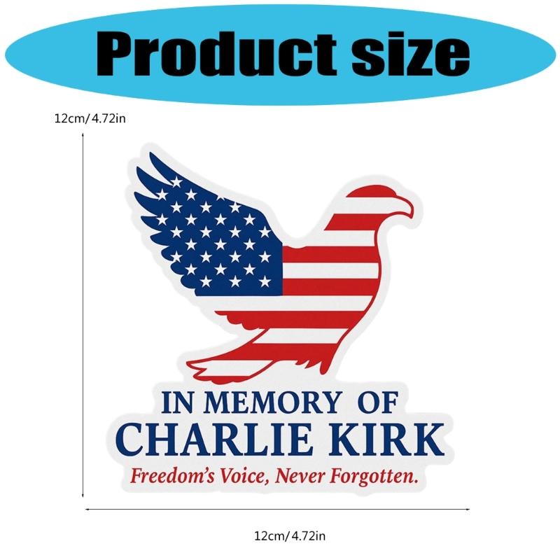 Set of 10 Adhesive Patriotic Bird Design Window Cling Sticker For Vehicle Home Decors Easy Installation PVC Decal