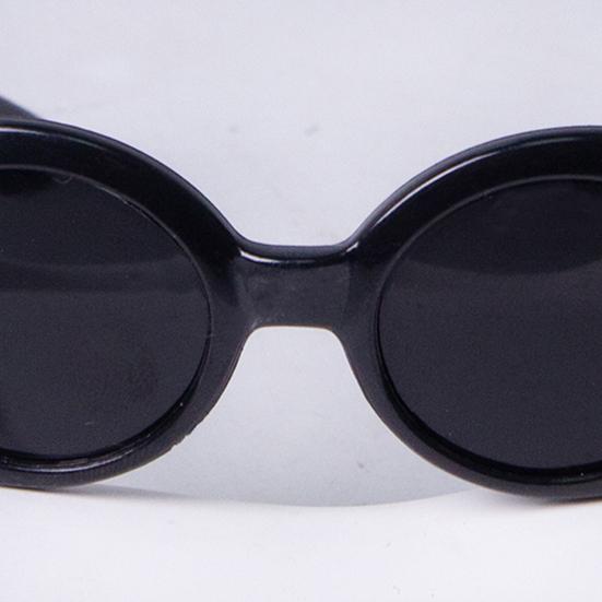 3Pcs Retro Cat Glasses Lightweight Oval Frame Pet Sunglasses Stylish Pet Shades for Cats Small Dogs Photo Prop