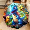 1PC Dinosaur Adventure Jungle Automatic Umbrella - Suitable Travel Outdoor Portable Umbrella Birthday Gift Daily Essentials
