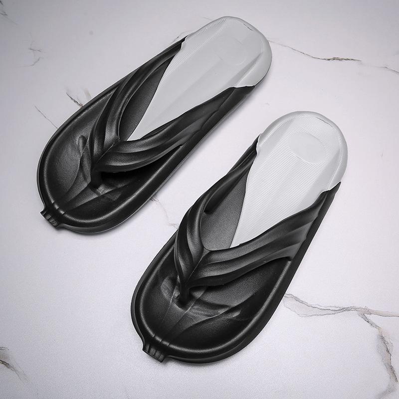 Plateausandalen Damenmode Outdoor-Bekleidung weiche Sohle Keilabsatz Paar kneift Füße Strandsandalen Herren