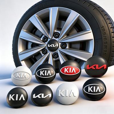 4Pcs Car Wheel Center Hub Caps Sticker Accessories For KIA Rio Ceed Sportage Cerato Soul Sorento Picanto Optima K7 K3 K5 K9