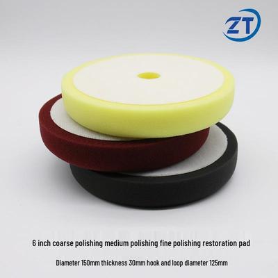 Jeu de tampons de polissage auto-adhésifs 6 pouces: Gros, Moyen, Fin pour les Détails et la Restauration de Finition Miroir
