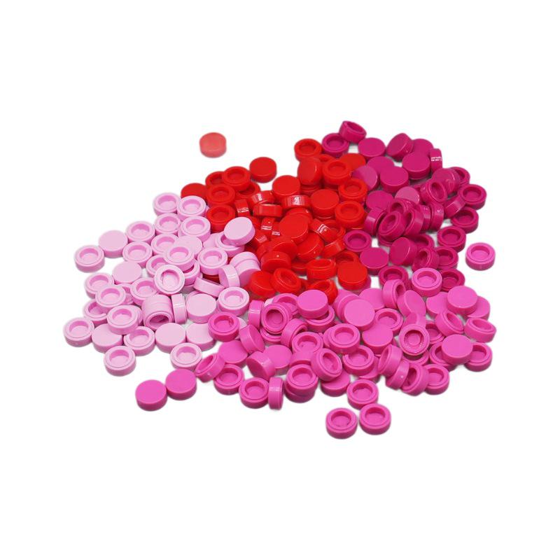 Handmade 10g Multicolor Round Building Blocks for DIY Projects with Meat-Filled Granules