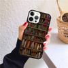Vintage Book Library Book Shelf Phone Case for iPhone 17 Air 16 15 14 12 13 PLUS 11 PRO MAX Cover Fundas Shell
