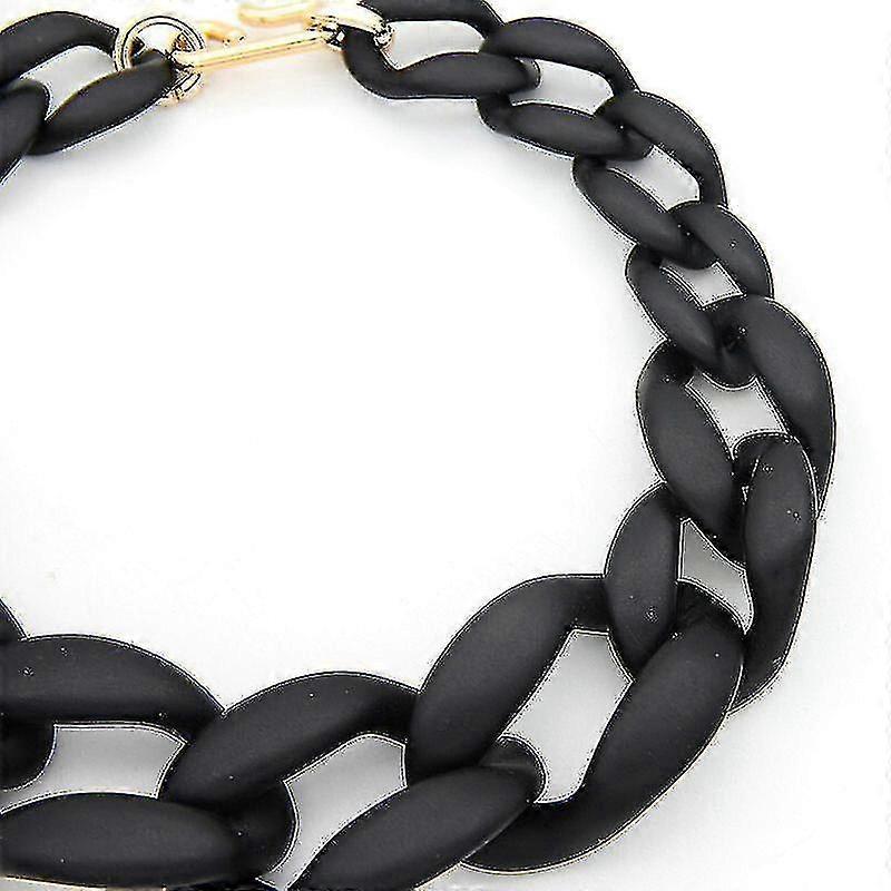 Vintage Resin Acrylic Collar Chunky Choker Statement Bib Chain Necklace Pendants