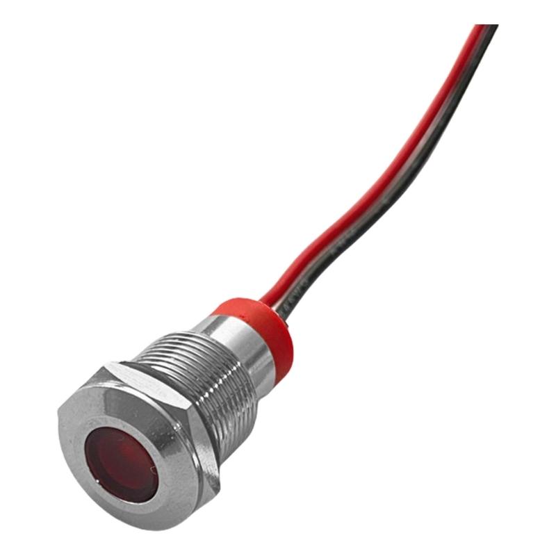 High Visibilitys Signals Light Metal Signals Indicators 220V Voltages For Machinery Control Panel And DIY Applications