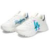 New MLB Big Ball Chunky A Meta Low Top Chunky Sneakers Unisex White Blue 3ASHBCM3N-07IVS