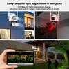 8MP Wifi-kamera PTZ utendørs nattsyn Dual Screen Human Detection 4MP sikkerhetsbeskyttelse CCTV-overvåking IP-kamera