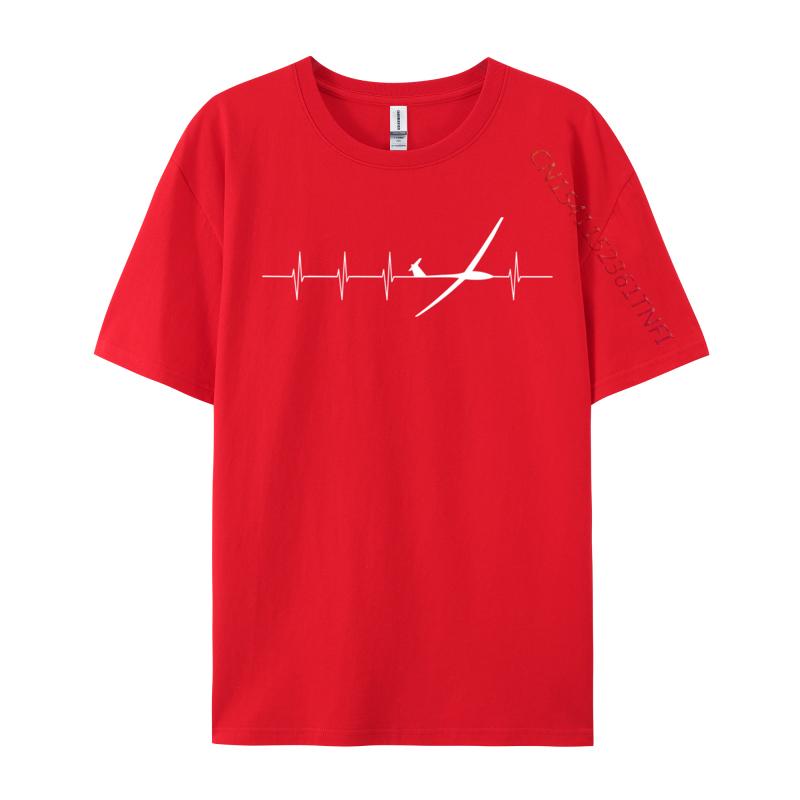 Glider Sailplane Pilot Heartbeat Running Runners Heartbeat Brand New Fitness Tight T Shirt Premium Unisexs T Shirt Tshirts S