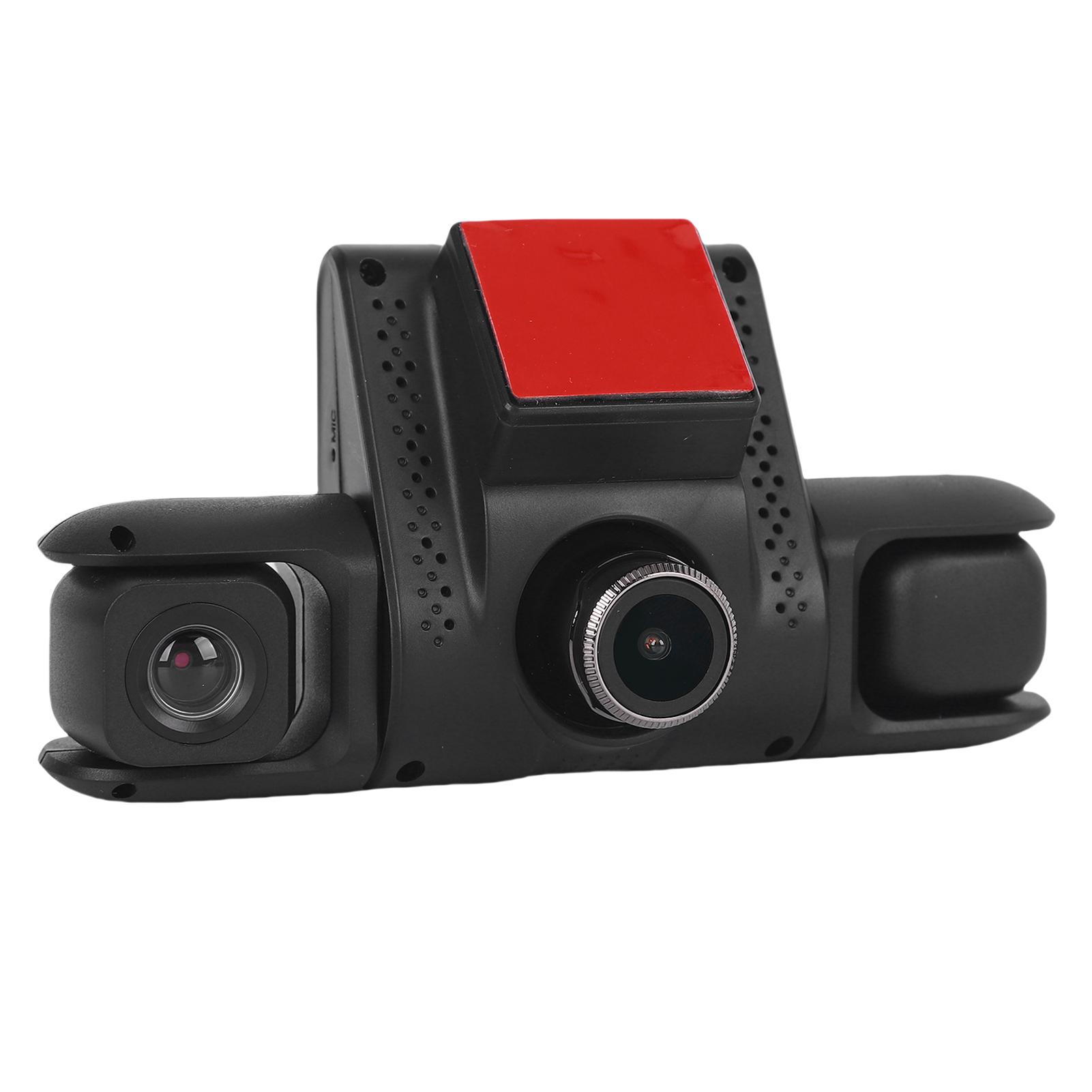 

HD 1080P 4-канальный автомобильный видеорегистратор с объективами, видеорегистратор, передняя и задняя камеры, салонная камера с 24-часовым режимом парковки