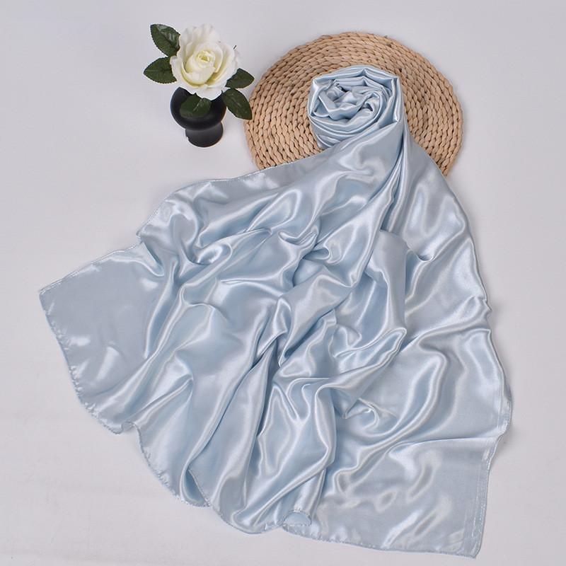 90cm Silk Scarf Scarftop Headwraps For Woman Fashion Four Seasons Hair Accessories Hijab Foulard Bandana Femme Headscarf