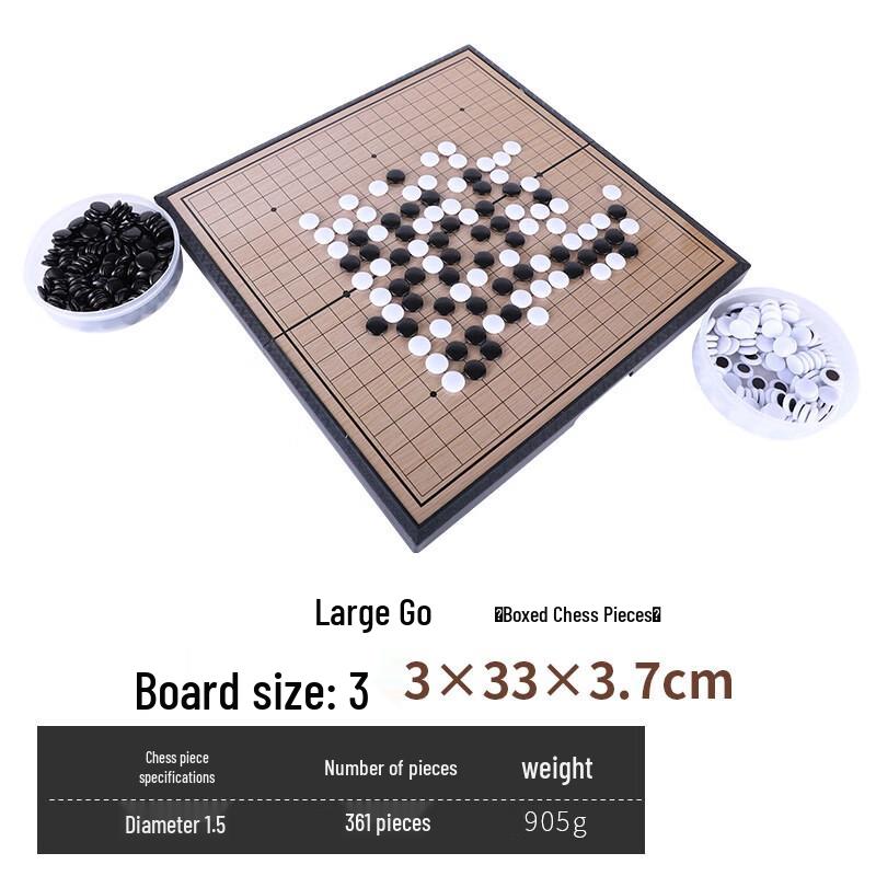 Brangdy Magnetic Foldable Go & Strategy Board Game Set
