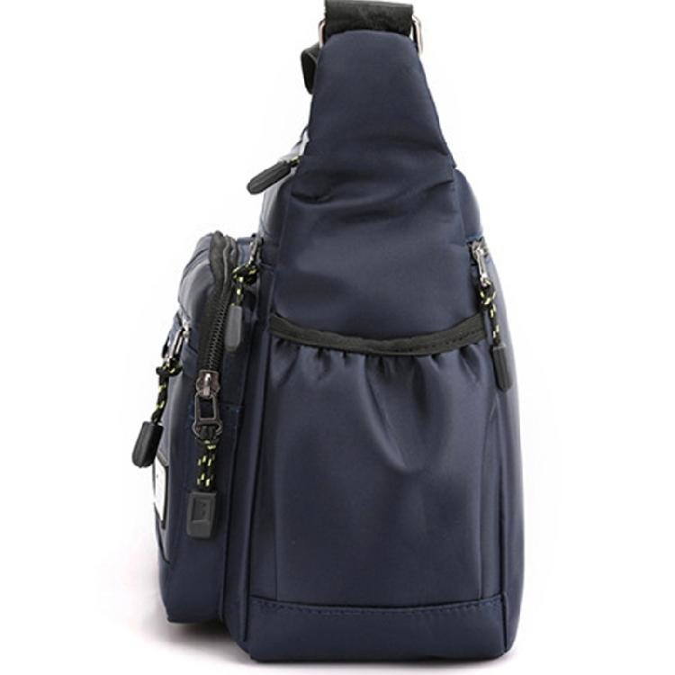 Oxfords Toted Bag for Men Shoulder Crossbody Handbag with Multi Pockets Zipper for Work Office Travel and Daily Use