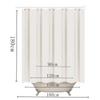 GAE"Retro Christmas Shower Curtain - Mid-Century Modern Design with Colorful Trees and Stars, Perfect for Festive Bathroom Dec