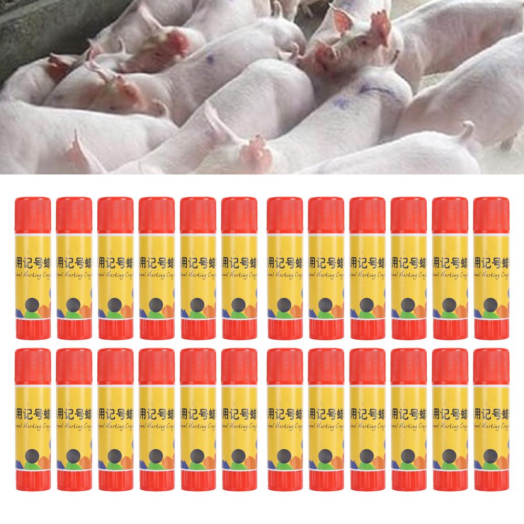 24PCS Livestock Marker Safe Livestock Marking Crayon Farming Marking Accessories for   Sheep Cow Cattle