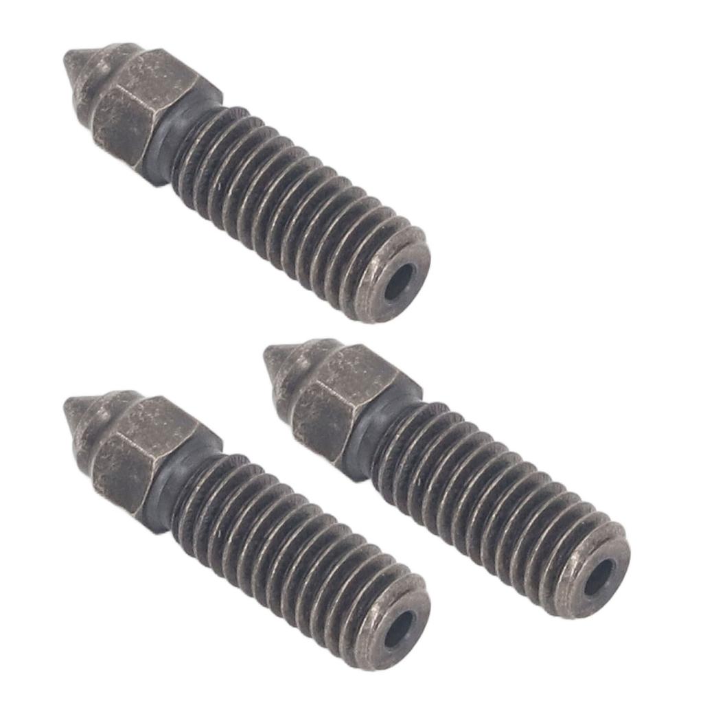 3Pcs Hardened Steel Nozzle 1.75mm 0.4mm M6 3D Printer Nozzle for K1 K1 Maximum for Anycubic Vyper