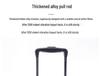 Front Opening Password Carry-On Suitcase for Female Students - Stylish and High-Value