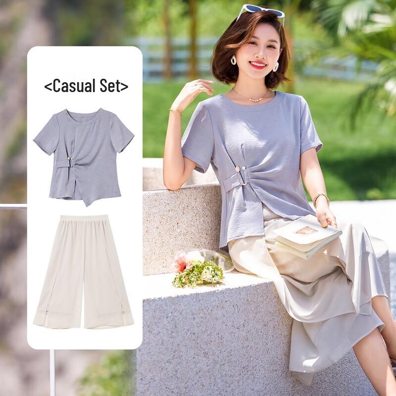 Women s Elegant Summer Two-Piece Set XL