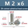 Yigu 304 Stainless Steel Slotted Pan Head Screws M1.6-M10