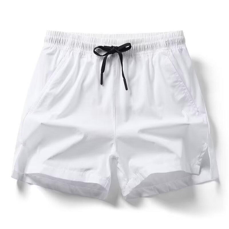 Men's Quick-Dry American Style Silk Athletic Shorts for Summer