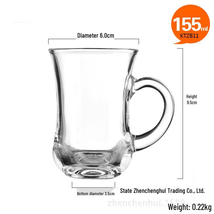 Lizun BLinkMax 155ml Coffee Cup with Handle - Compact Design, Perfect for Tea