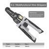 25 In 1 Multi-functional Wire Stripping Pliers Electrician Pliers Long Nose Pliers Wire Stripper Cable Cutter Terminal Crimping