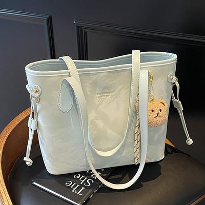 Borsa a spalla da pendolare di grande capacità, temperamento semplice, moda donna, alta qualità, piccola e fresca, versatile, borsa tote da sottobraccio